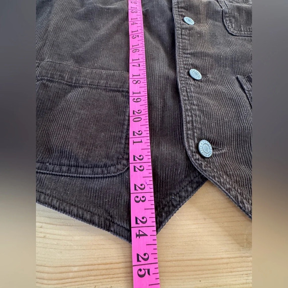 Vintage Men’s Club Monaco Corduroy Timeless Tailored 3 Pocket 4 Button Vest - Picture 10 of 10